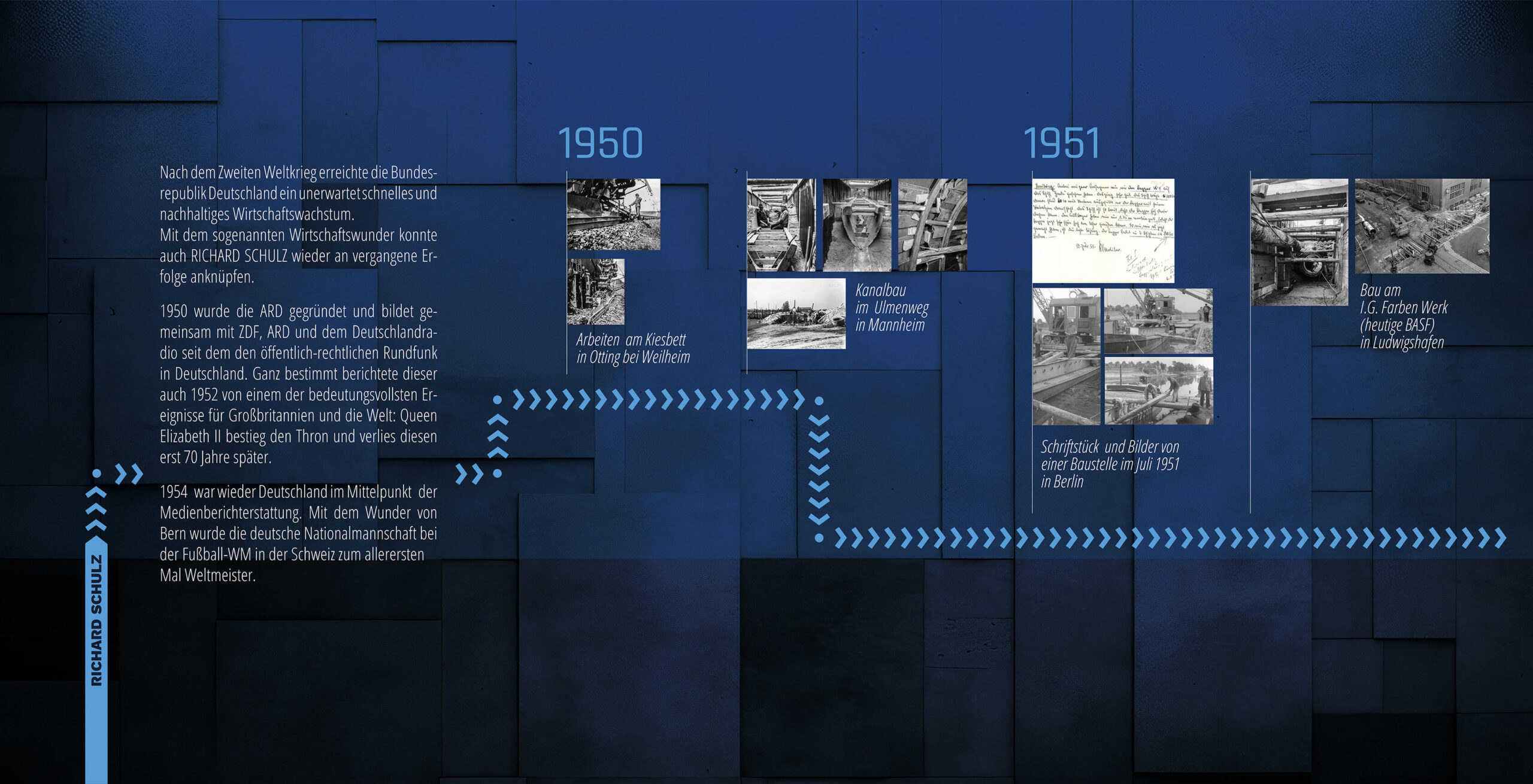 1 Richard Schulz Tiefbau 1950 2 Richard Schulz Tiefbau 1950