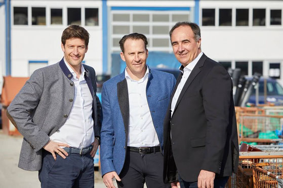 Geschäftsführung Christian Wilhelm, Marcus Wilhelm († 2024) und Markus Rieder